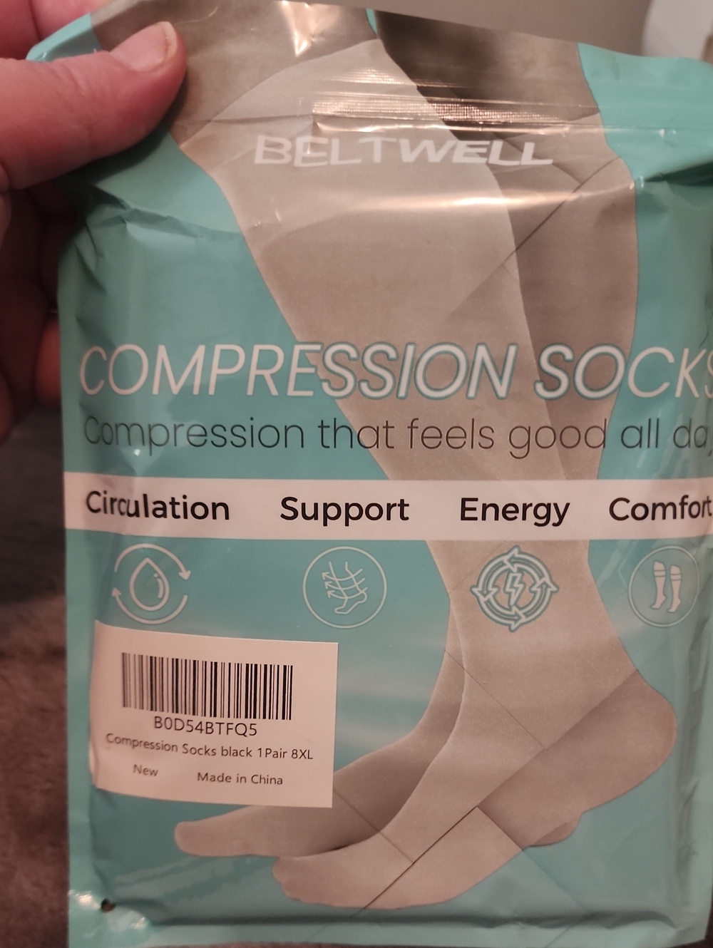 Men's/Women's Compression Socks - Black